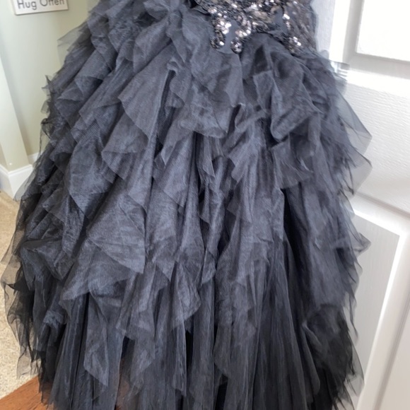 Black mermaid prom dress - Picture 7 of 7